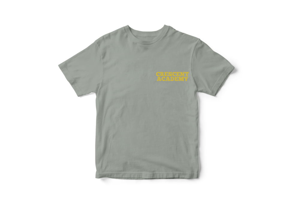 Crescent Academy Grey Gym T-Shir