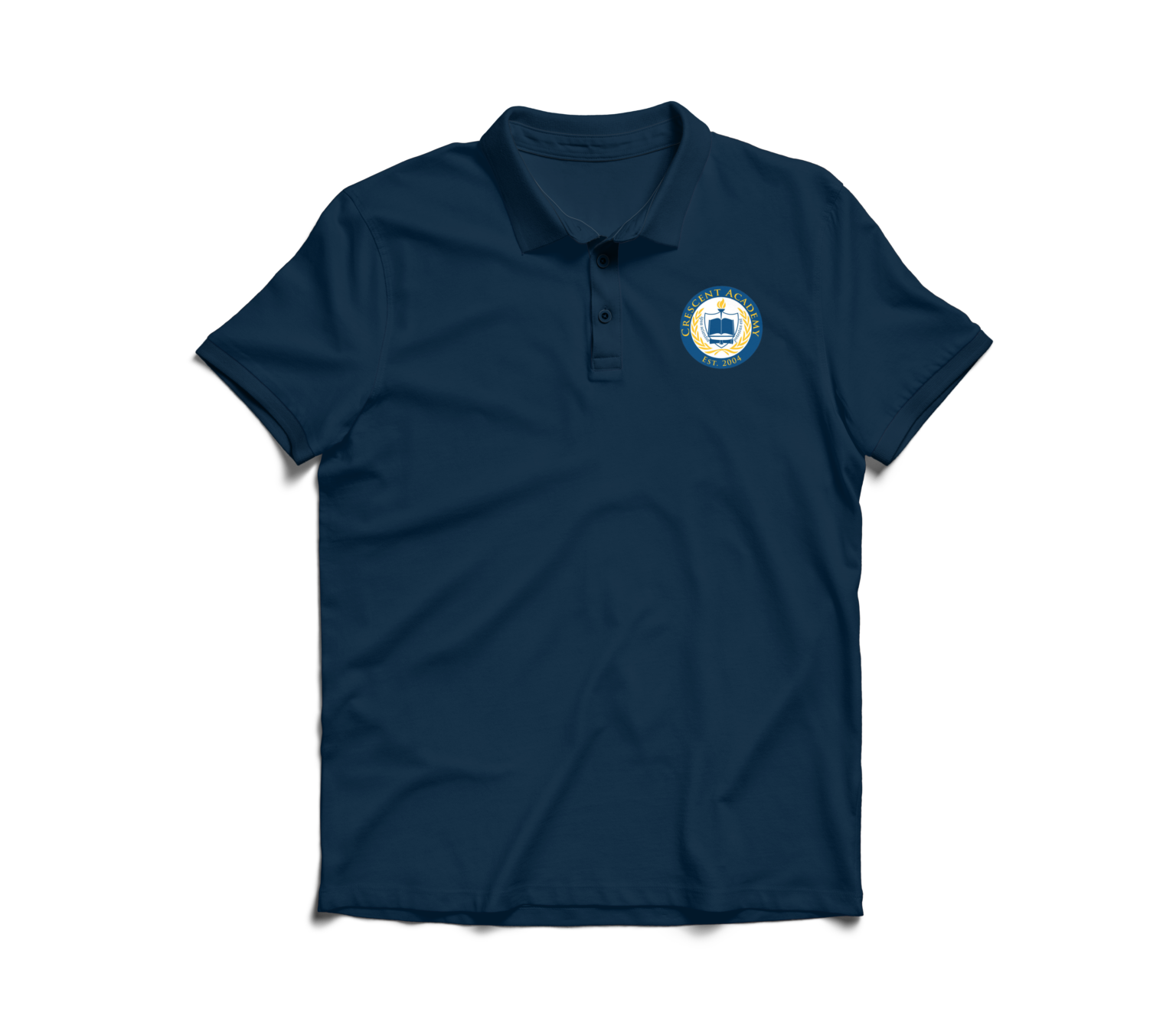 Crescent Academy Navy Polo